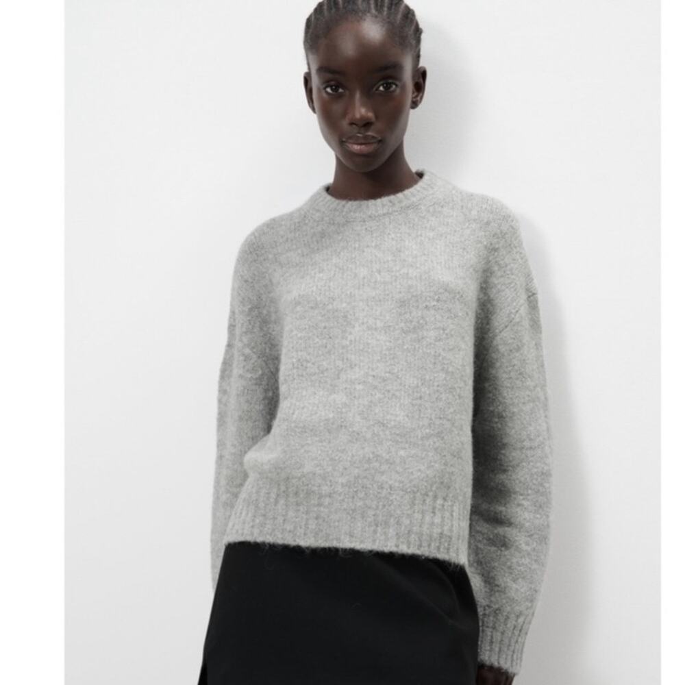 Zara Knit Wool oversized Tunic Sweater In Size Small
